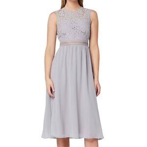 Truth & Fable Lavender Purple Midi Lace Dress X-Large NWT